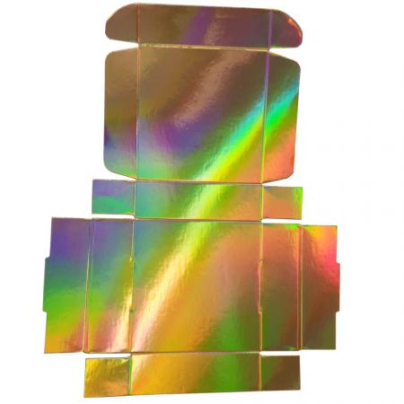 stock holographic gift box