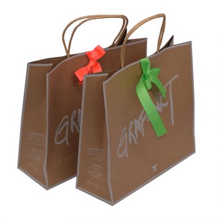 brown kraft paper shopping bag