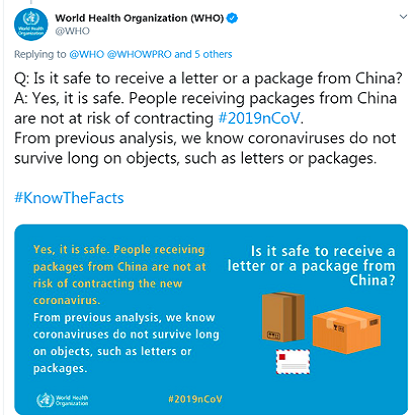 Is It Safe to Receive A Letter or Package from China?
